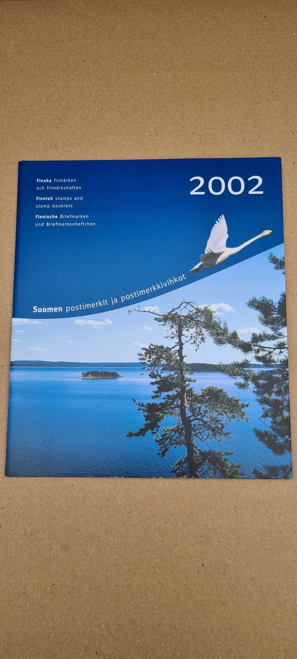 2002 koko vuoden postimerkki kansio.