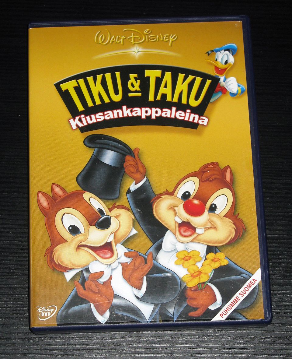 DVD Tiku ja Taku kiusankappaleina - Walt Disney