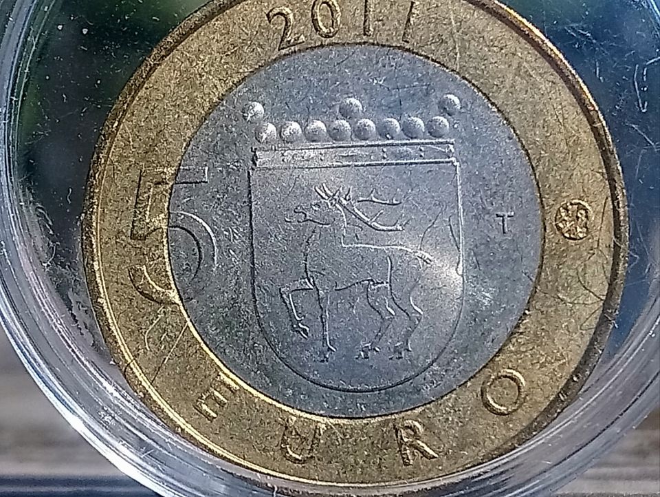 Suomi 2011 - Ahvenanmaa - Viiden euron kolikko.