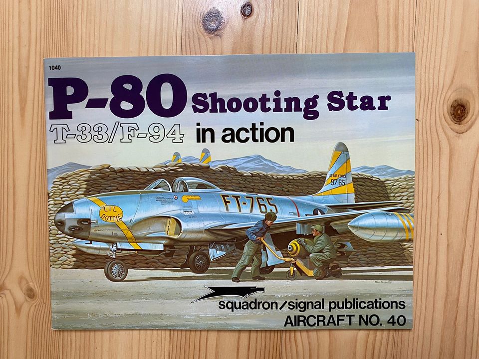 Squadron/signal P-80 Shooting Star in action