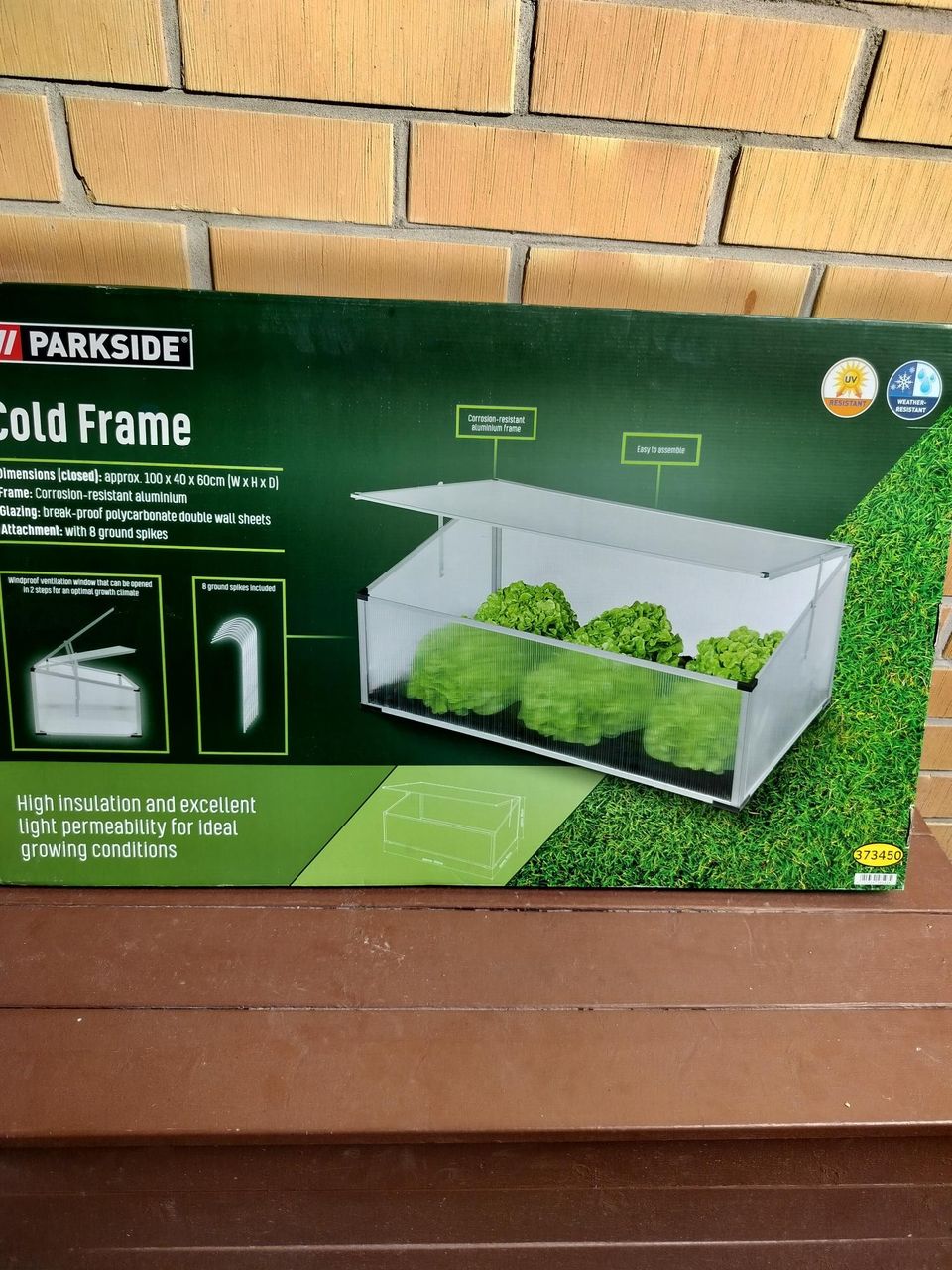 Uusi ja pakkauksessa olevat 2 kpl kasvilavaa/kasvihuonetta 100 cm x 40 x 60