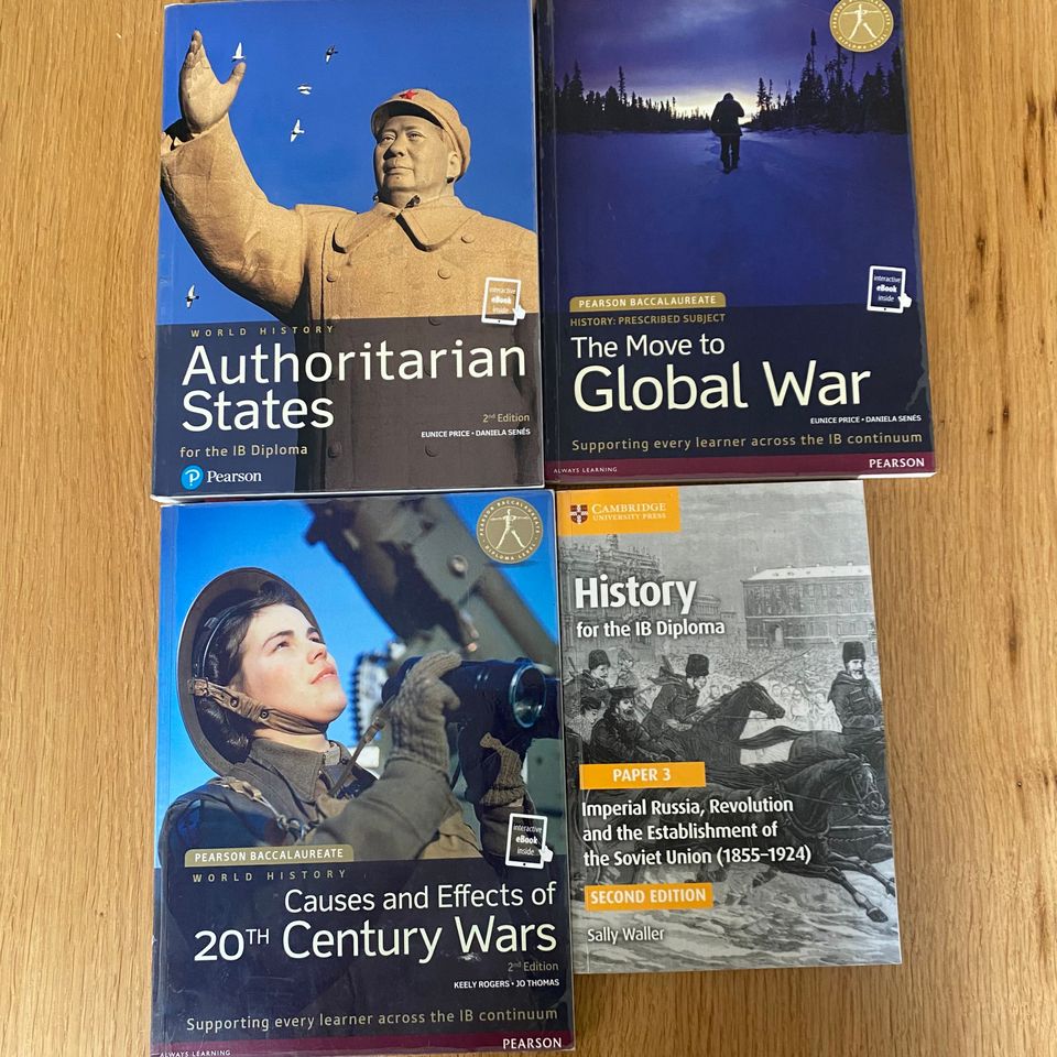 IB lukion historiankirjoja / IB History books Pearson