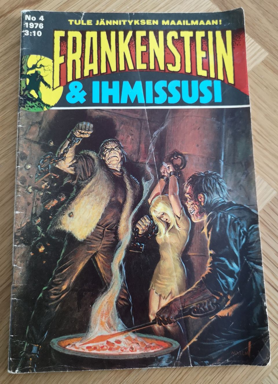 Ihmissusi ja Frankenstein N:o 4 / 1976 ja Kauhu N:o 7 /1973