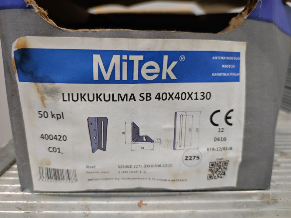 Liukukulmia 50 kpl