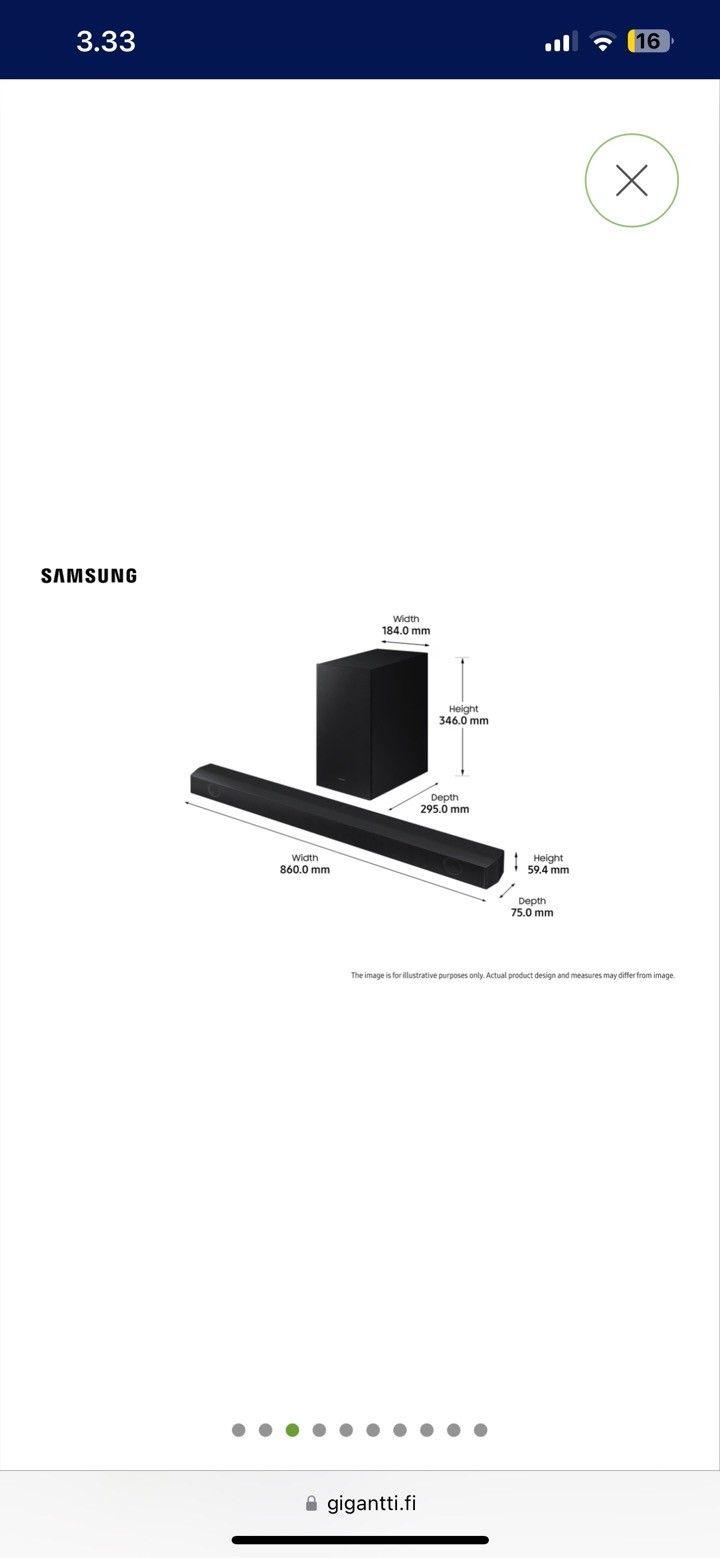 Samsung soundbar!
