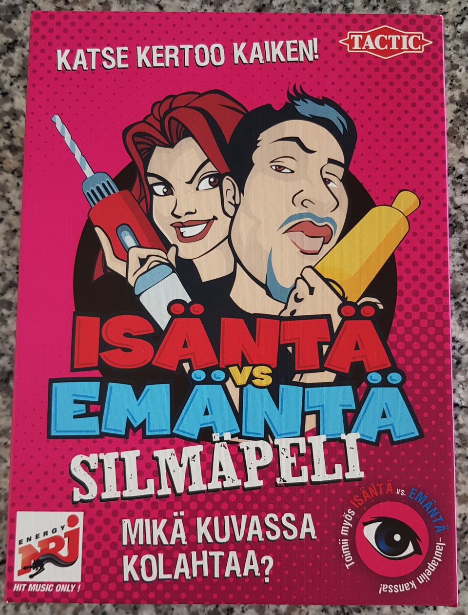 Isäntä vs emäntä silmäpeli