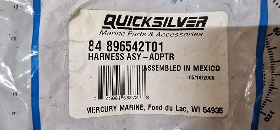 Mercury/Quicksilver 8-14 pinninen adapteri (84896542T01)