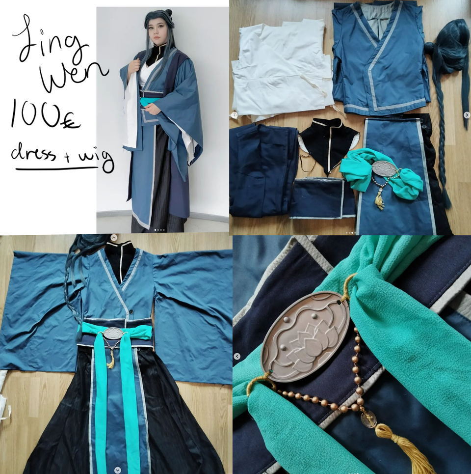 Cosplay asu + peruukki - Ling When TGCF