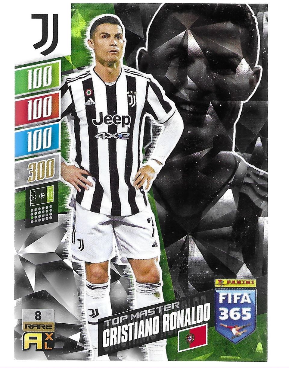 2020 Panini Fifa 365 Cristiano Ronaldo #6 Top Master Juventus