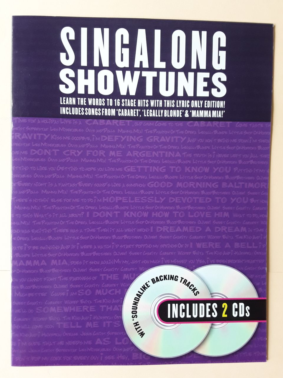 Karaoke: Showtunes, 2 CD:tä