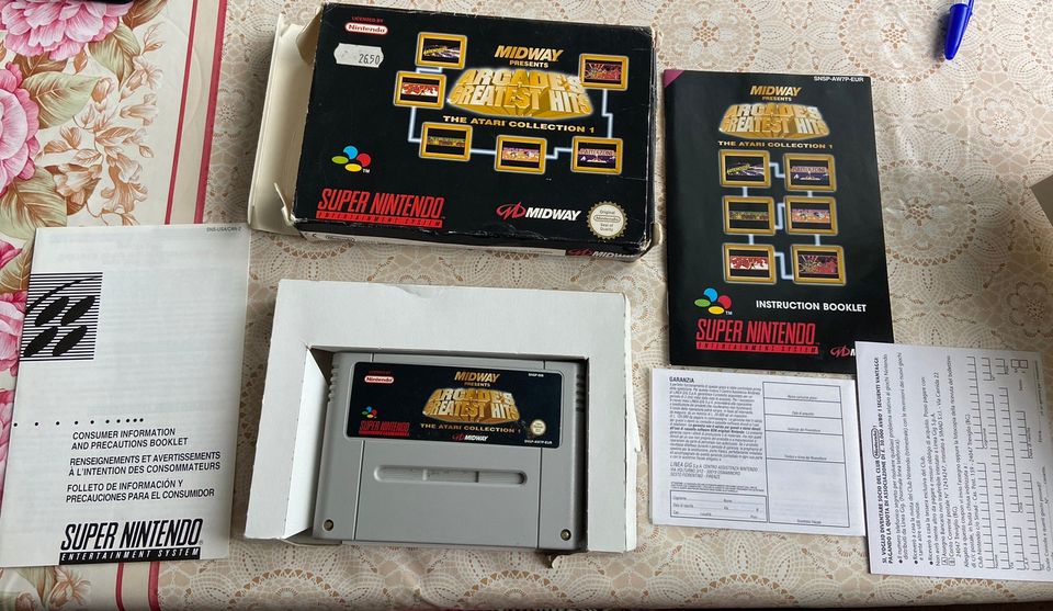 Super Nintendo arcades greatest hits The Atari collection 1