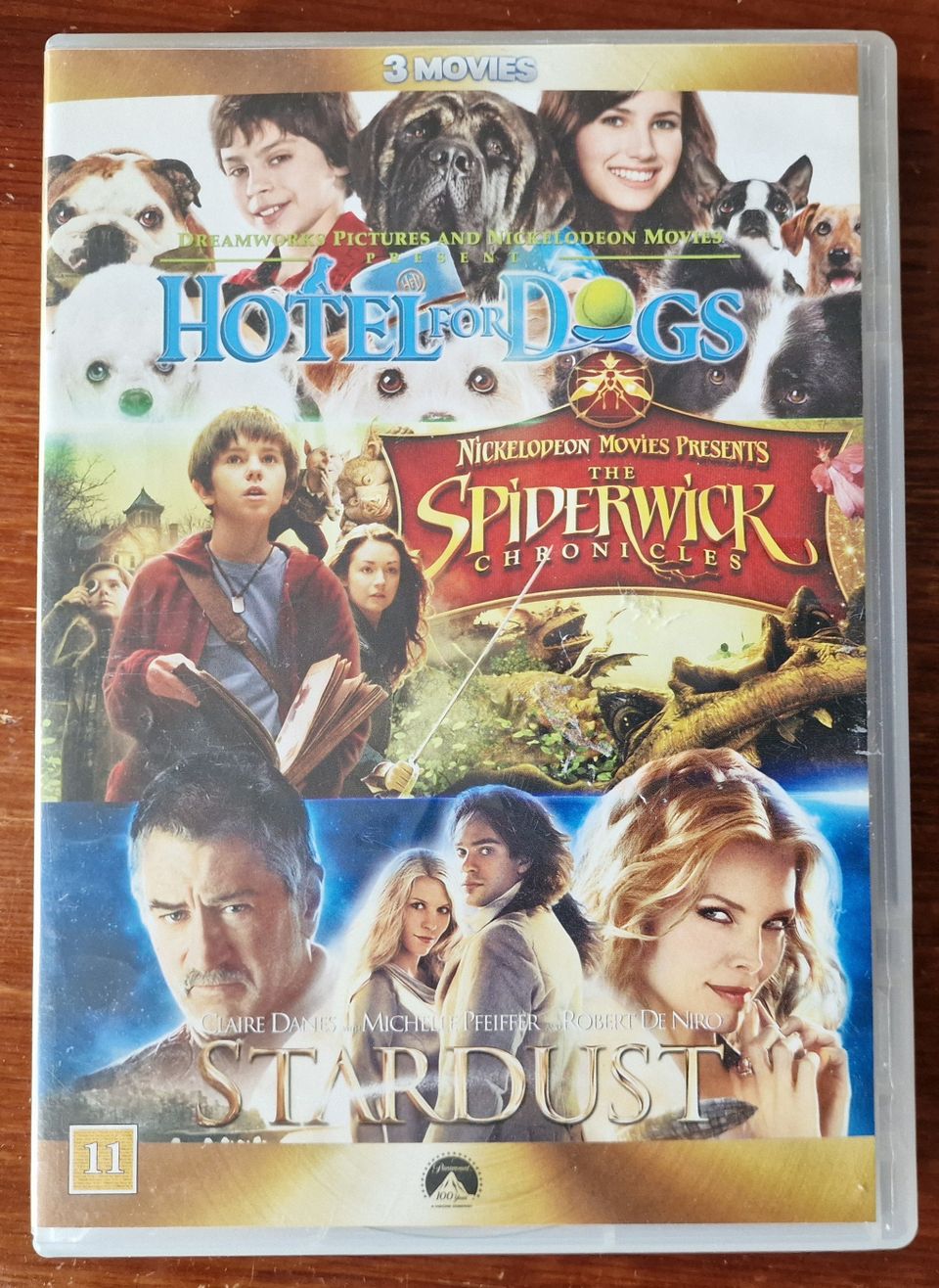 3-movie dvd box: Hotel for dogs / the Spiderwick chronicles / Stardus