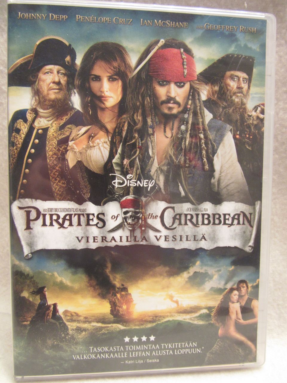 Pirates of the Caribbean Vierailla Vesillä dvd