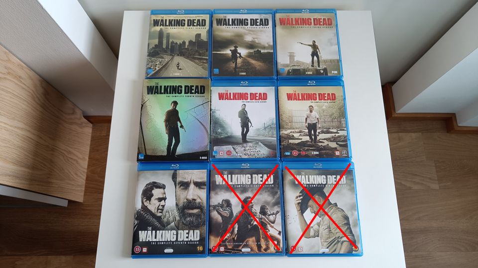 The Walking Dead kaudet 1-7 Blu-ray