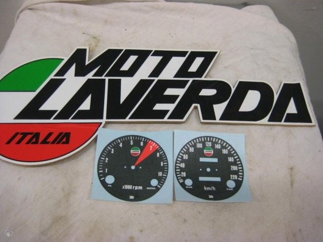 Laverda KM/h mittarin pohjia