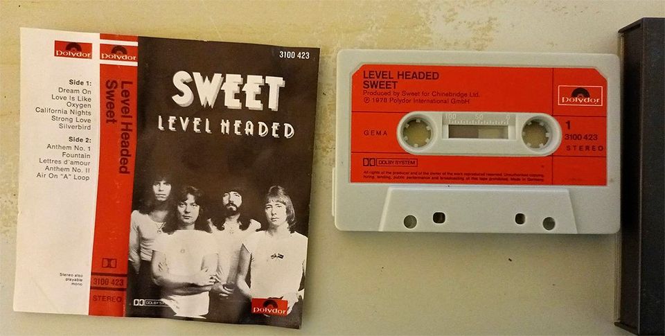 The Sweet – Level Headed C-kasetti