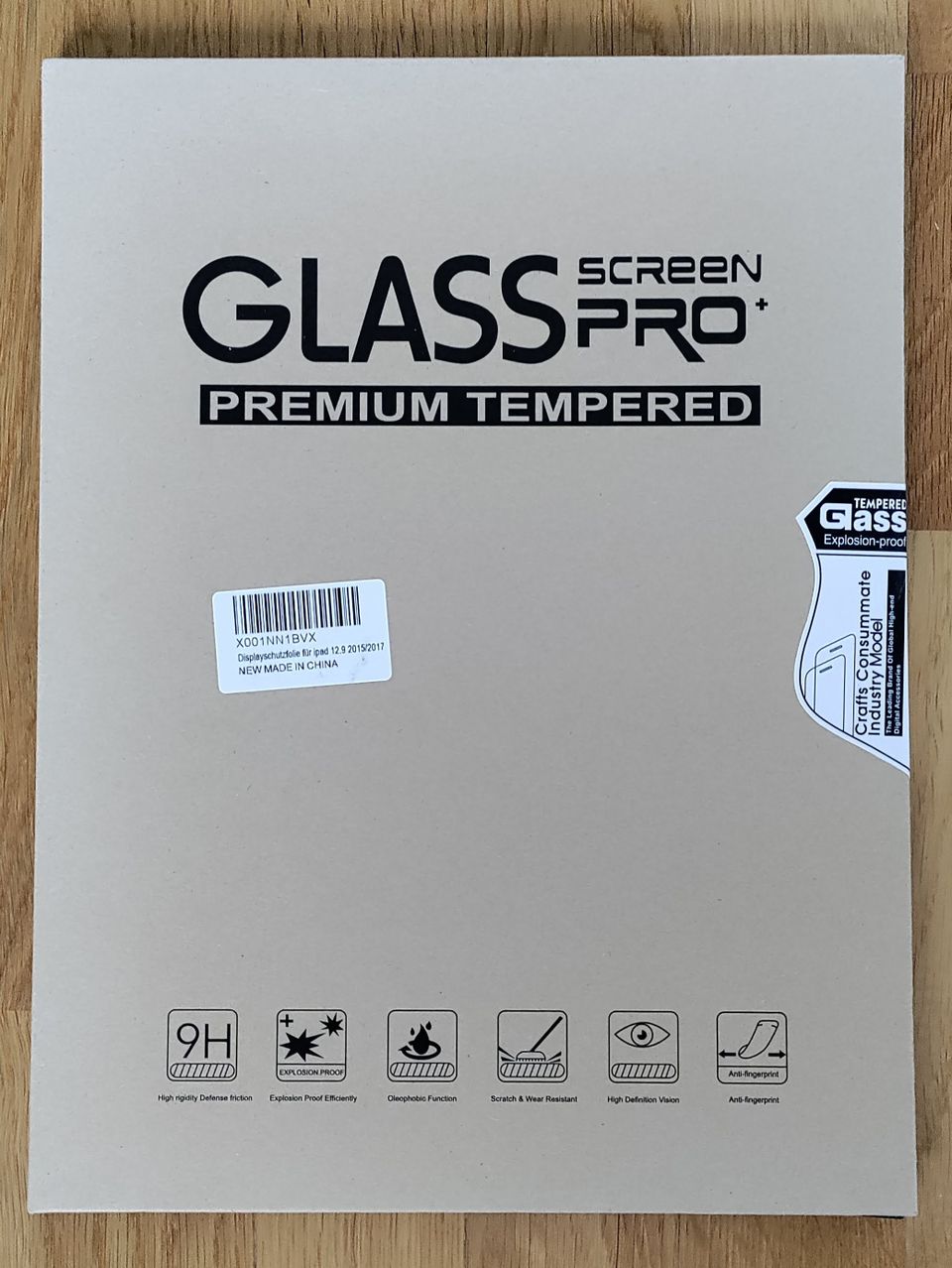 Ipad 12.9 2015/2017 malleihin sopiva suojalasi Glass Screen Pro