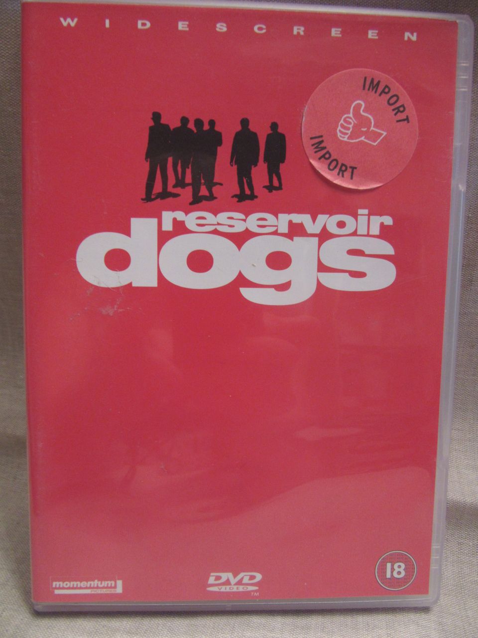 Reservoir Dogs dvd