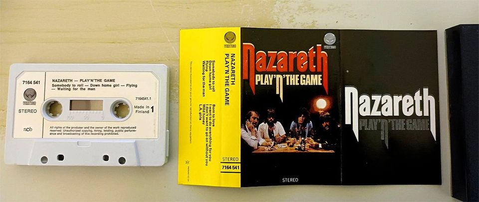 Nazareth – Play 'N' The Game C-kasetti Suomi