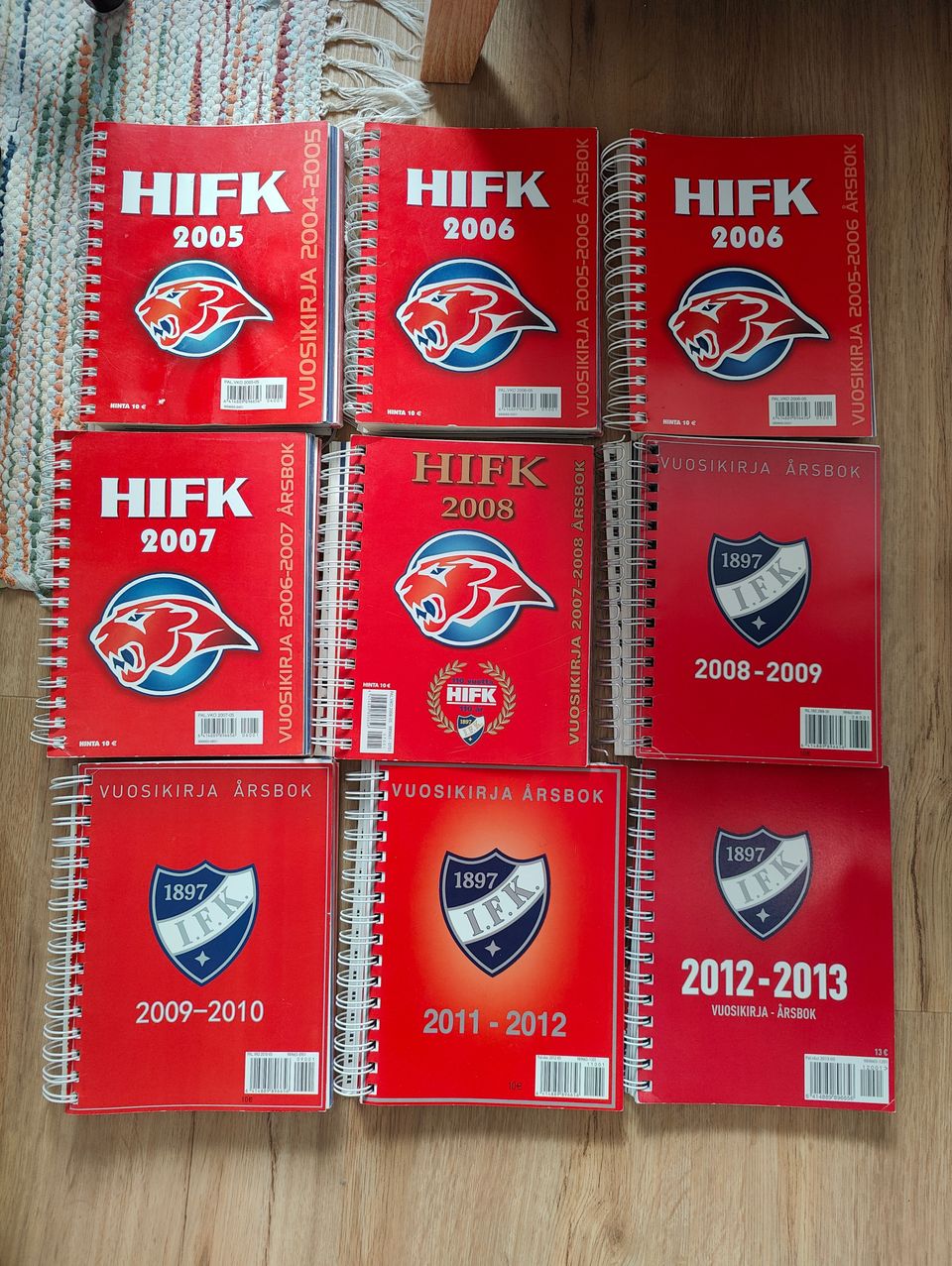 HIFK jääkiekko vuosikirjat