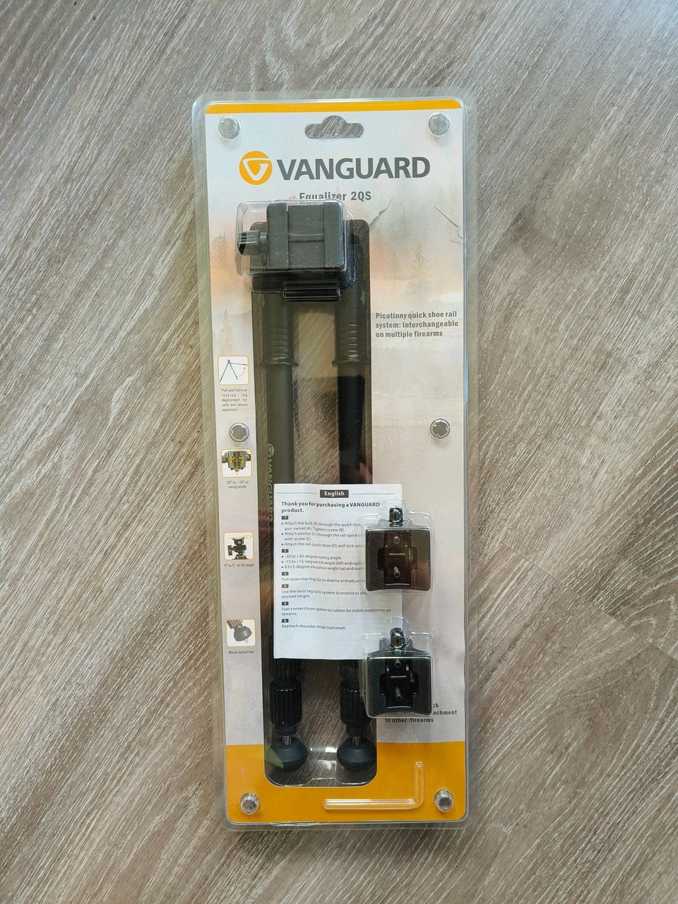 Vanguard Equalizer 2QS bipodi