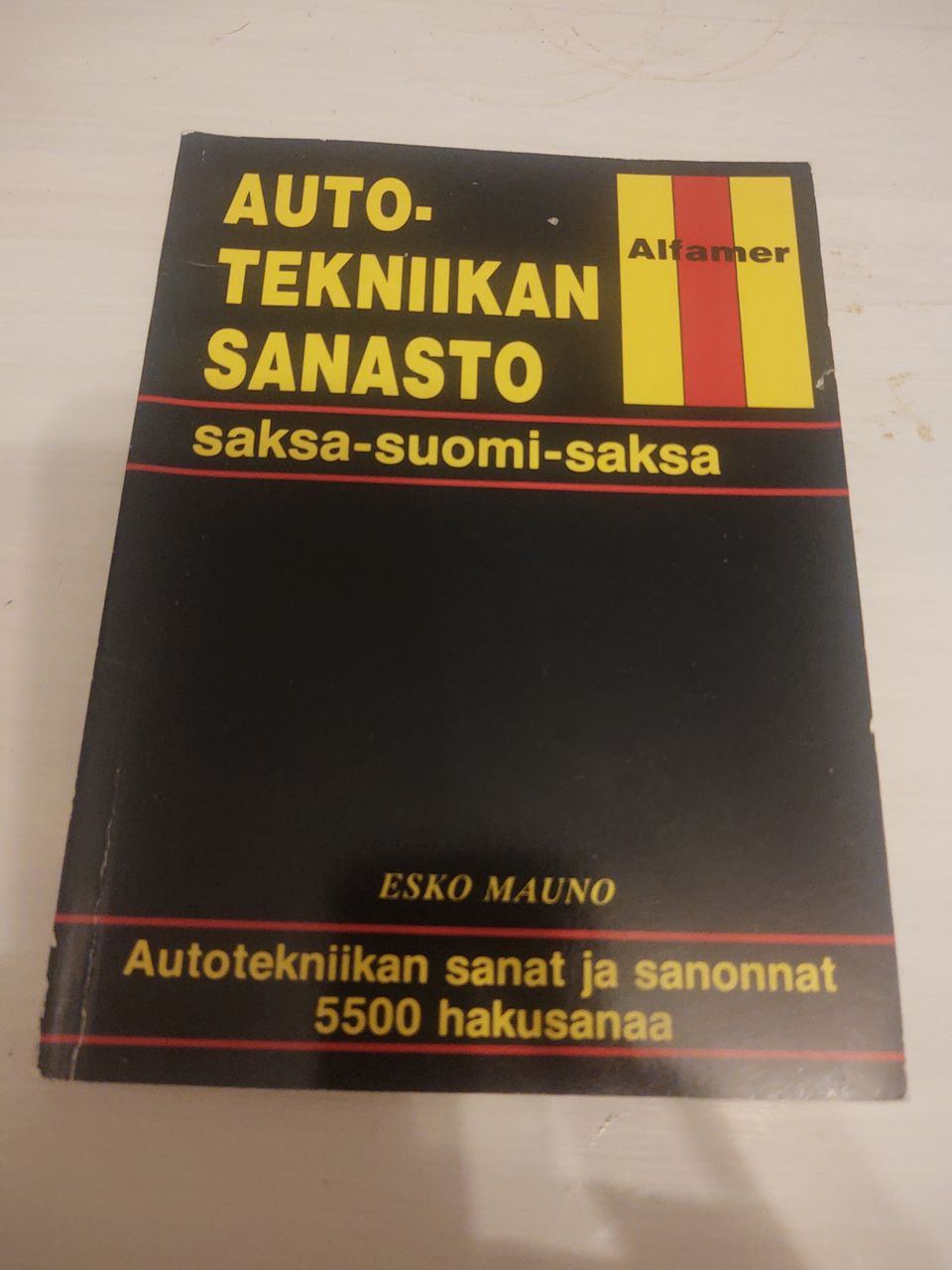 Autotekniikan sanasto Saksa-Suomi