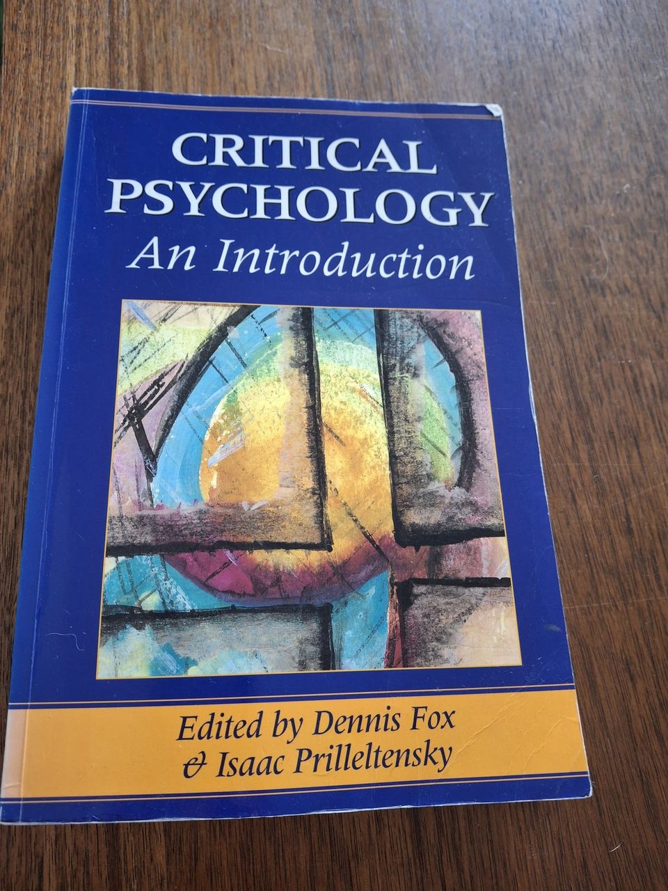 Critical Psychology: An Introduction 1st Edition - Dennis R Fox