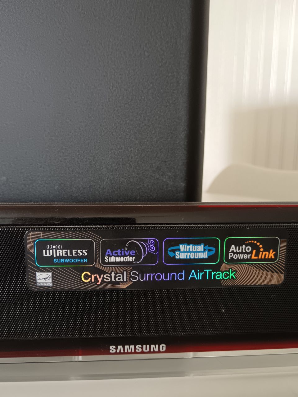Samsung soundbar ja subwoofer