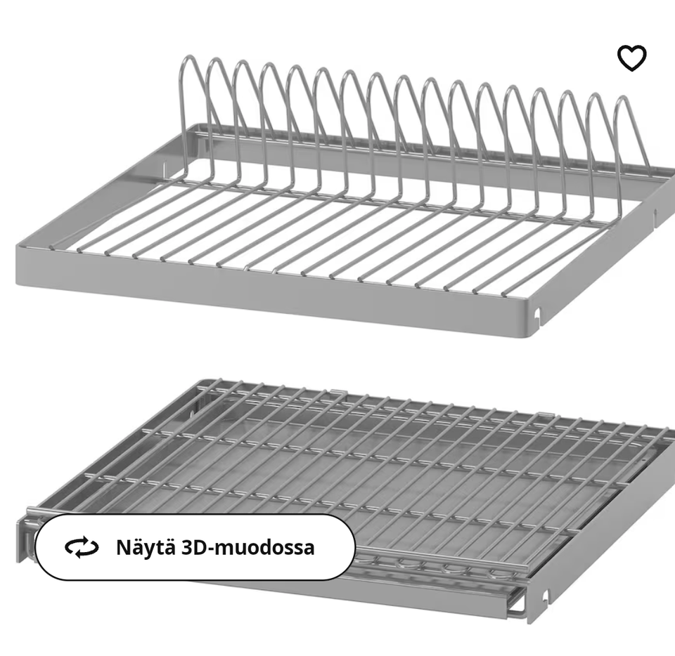 Ikea astiankuivausteline vanhat mitat