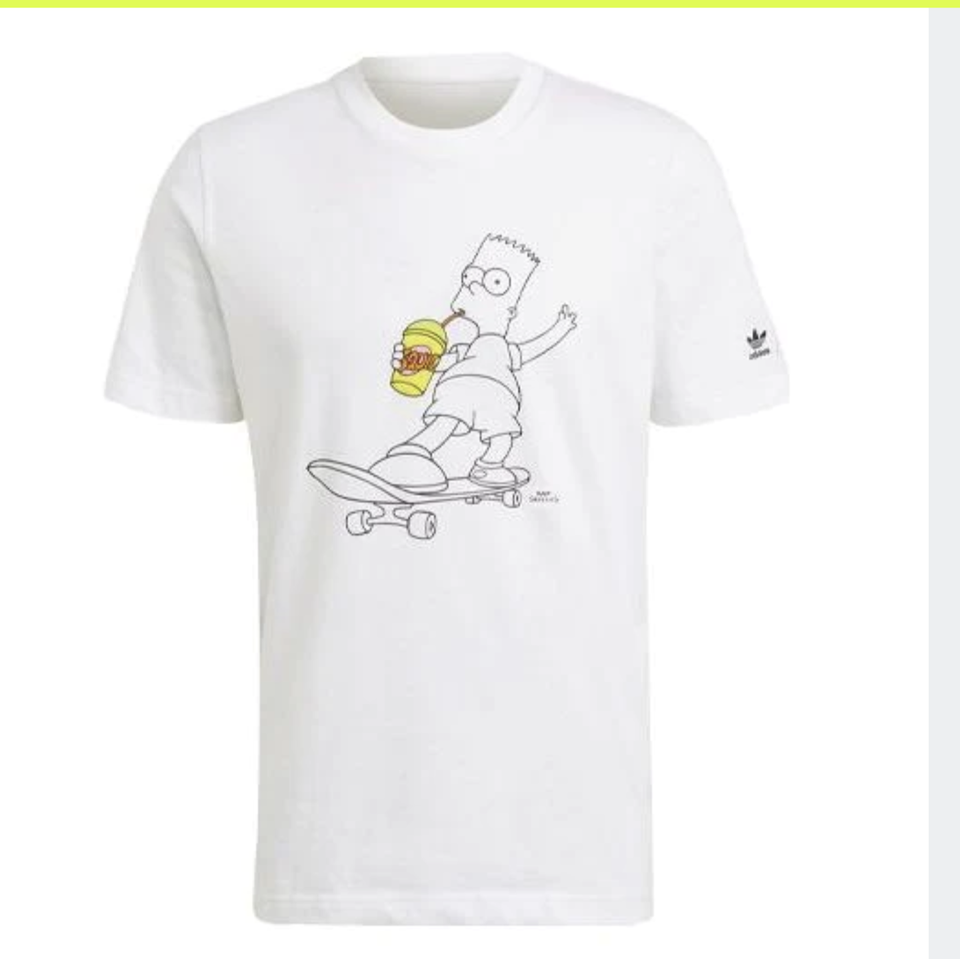 Adidas Bart Simpsons t paita xxl