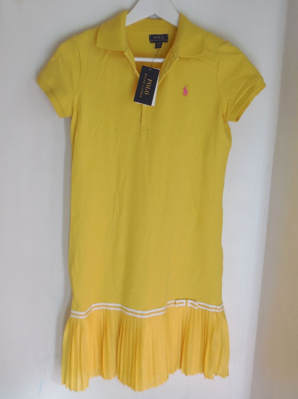 Polo Ralph Lauren ss polo dress spring yellow 176 cm (16)