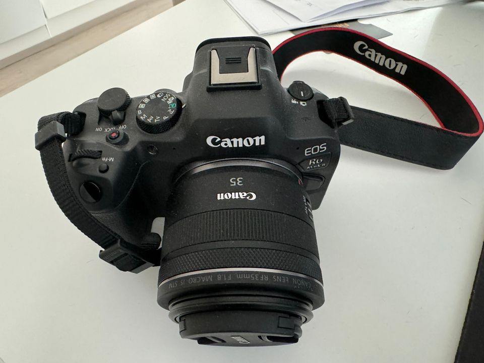 Canon R6 mark Ii+rf50mm ja rf35mm, mantispod