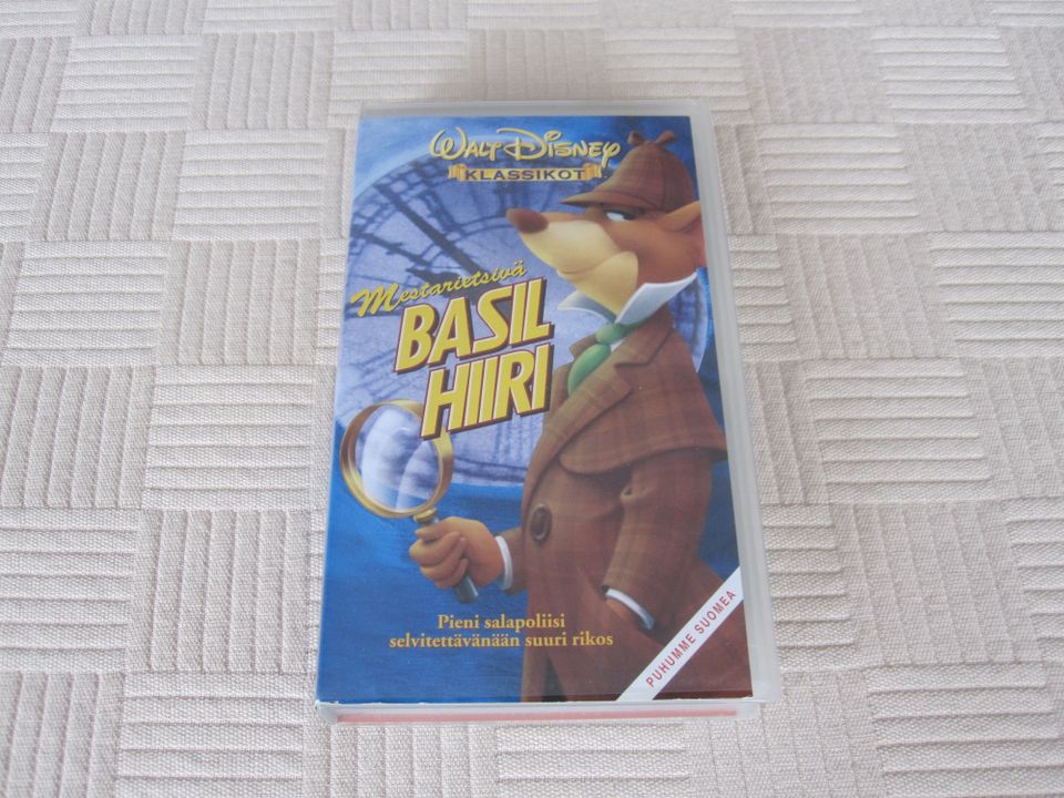 Mestarietsivä Basil Hiiri Walt Disney VHS