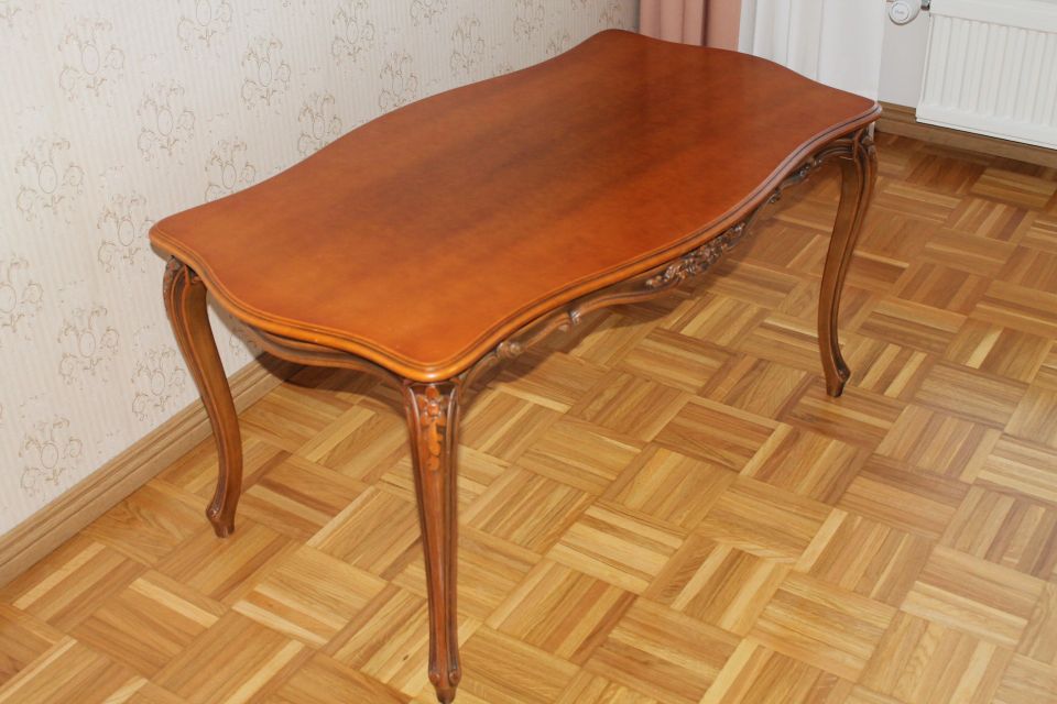 Upea vanha Chippendale sohvapöytä 105x61x53cm puinen sivupöytä apupöytä pöytä