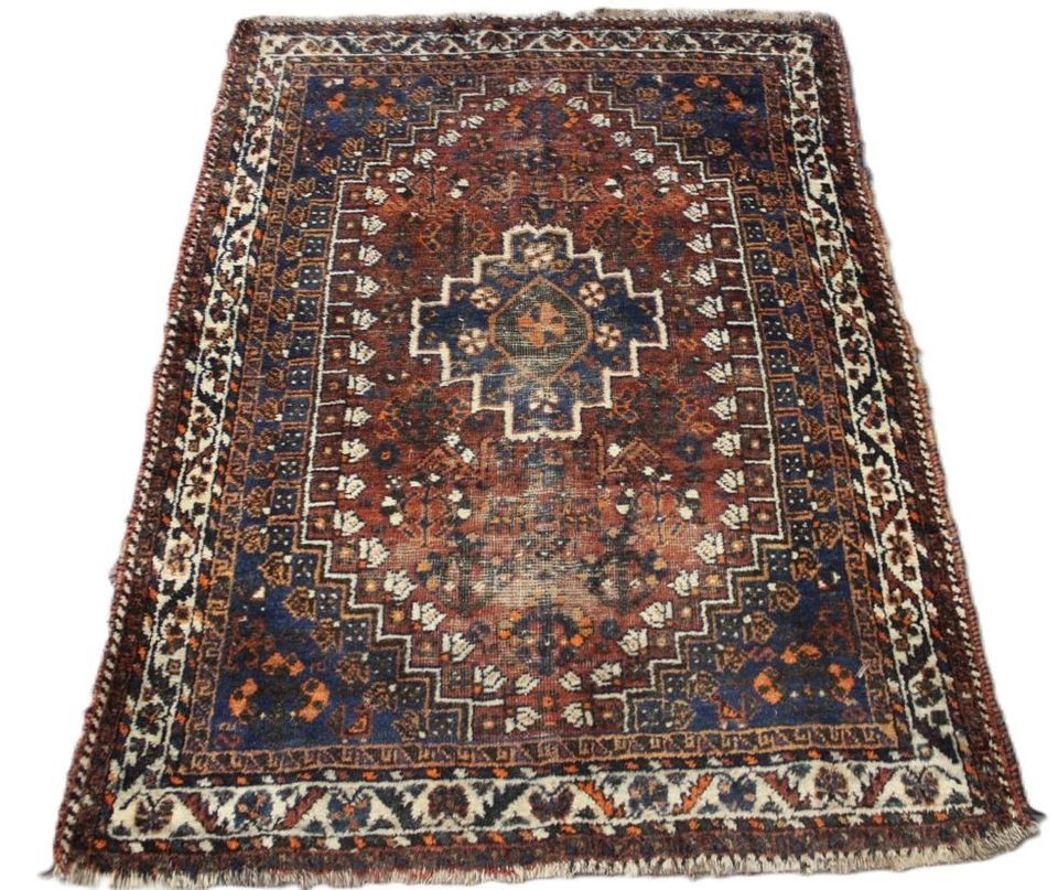 150x100 cm Käsinsolmittu Persialainen vanha Siraz matto