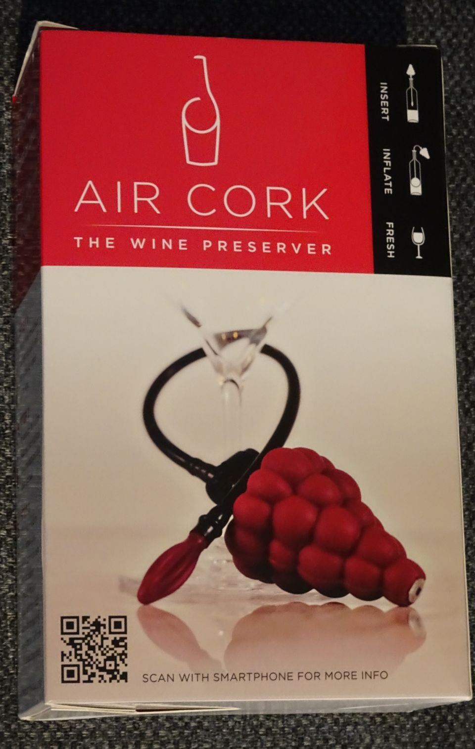 UUSI Air Cork vakuumipumppu ja pullonsulkija