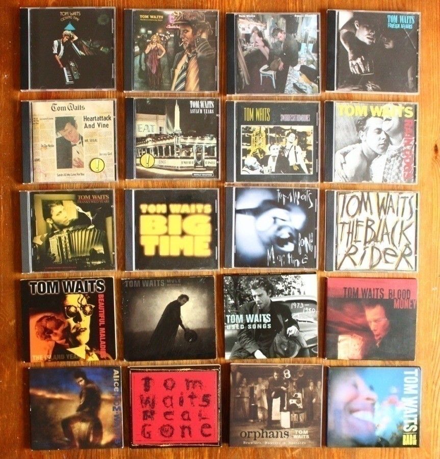 Tom Waits KOKO TUOTANTO CD-paketti 23 kpl huippulevyjä!