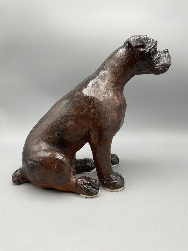 Koira  Bokseri  patsas figuuri savea