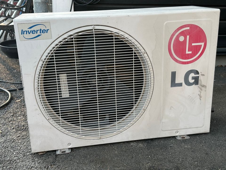 LG ilmalämpöpumppu korjattavaksi tai varaosiksi