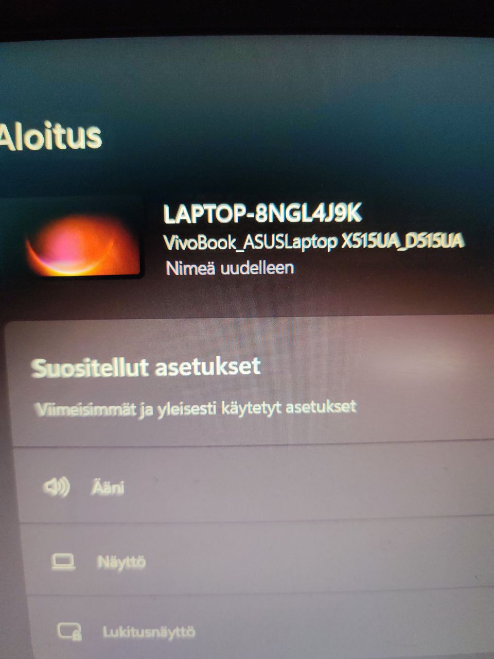 Asus läppäri