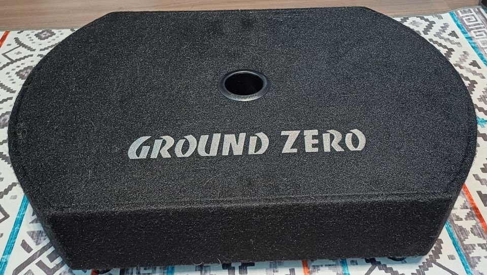 Ground Zero GZCS 10SUB-ACT varapyöräkotelo aktiivisubwoofer