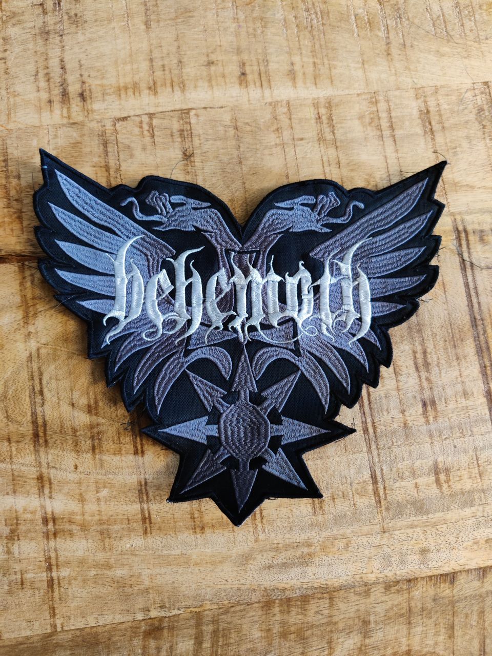 Black Death Metal patch selkämerkki