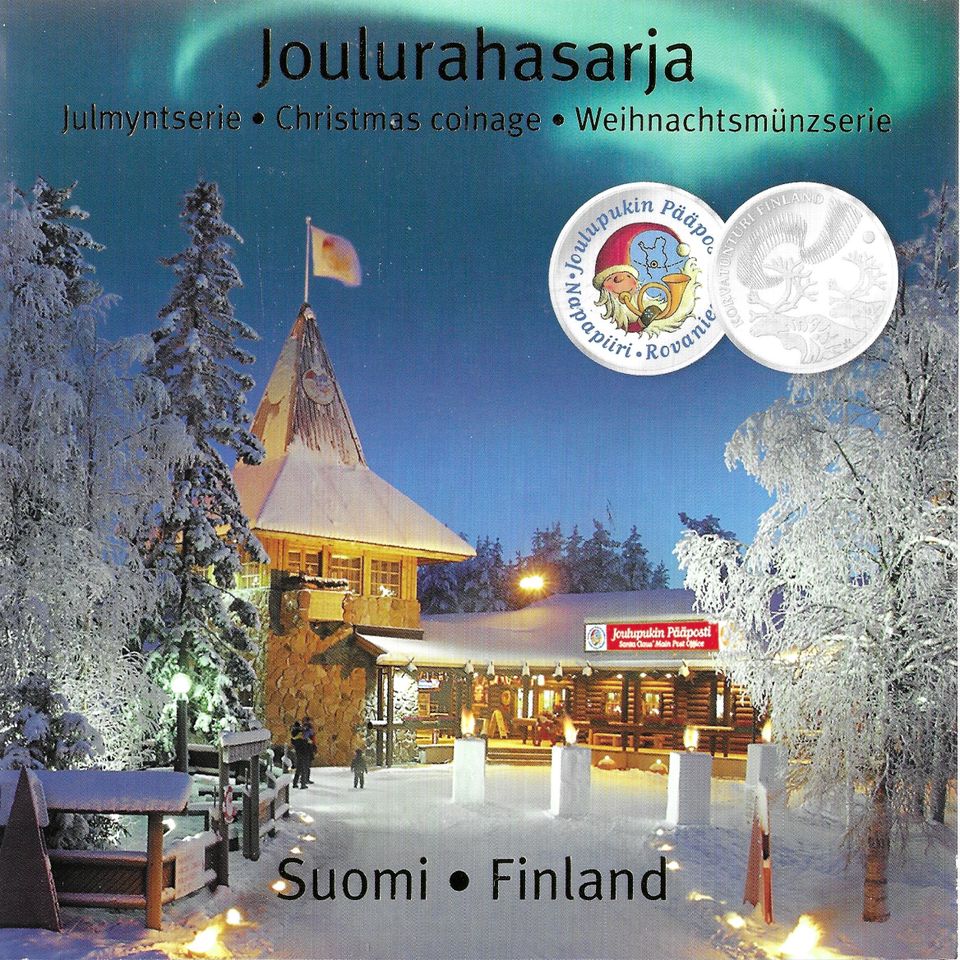 Suomi Joulurahasarja 2010 Väritetyllä joulujetonilla