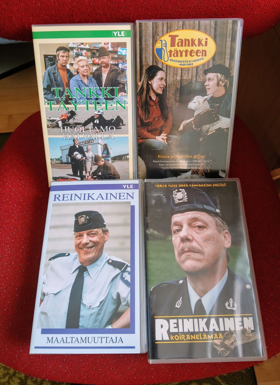 Tankki täyteen/Reinikainen YLE VHS nauhat 4kpl
