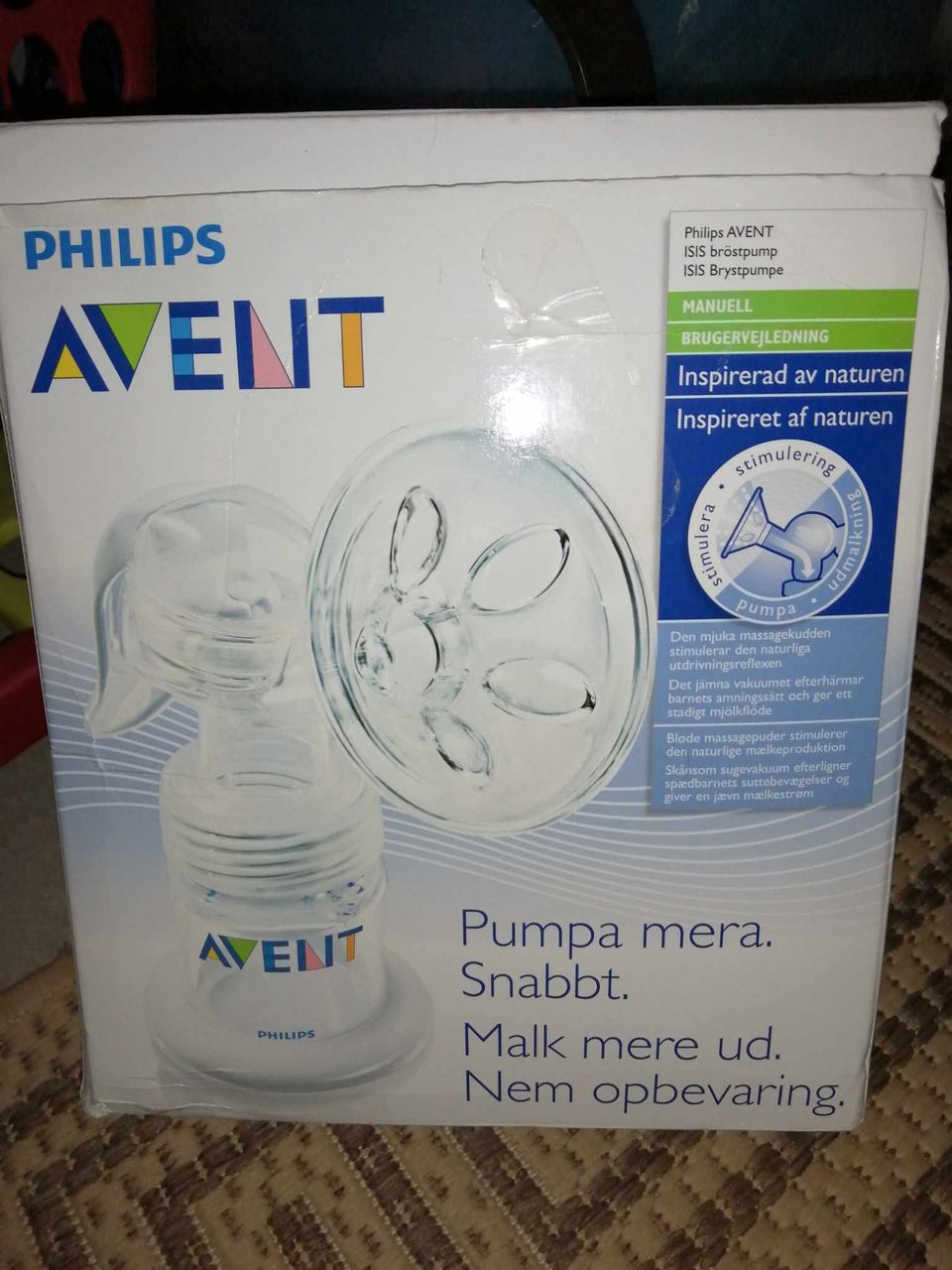 Philips Avent manuaalinen rintapumppu