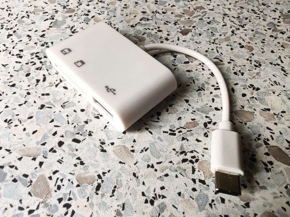 Type C USB Adapteri ja Muistikortinlukija OTG