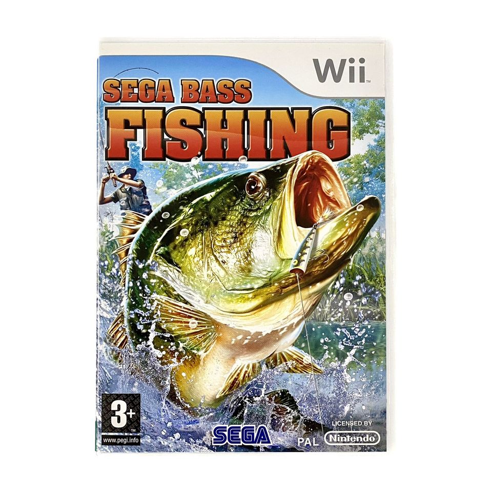 Sega Bass Fishing - Nintendo Wii (+muita pelejä)
