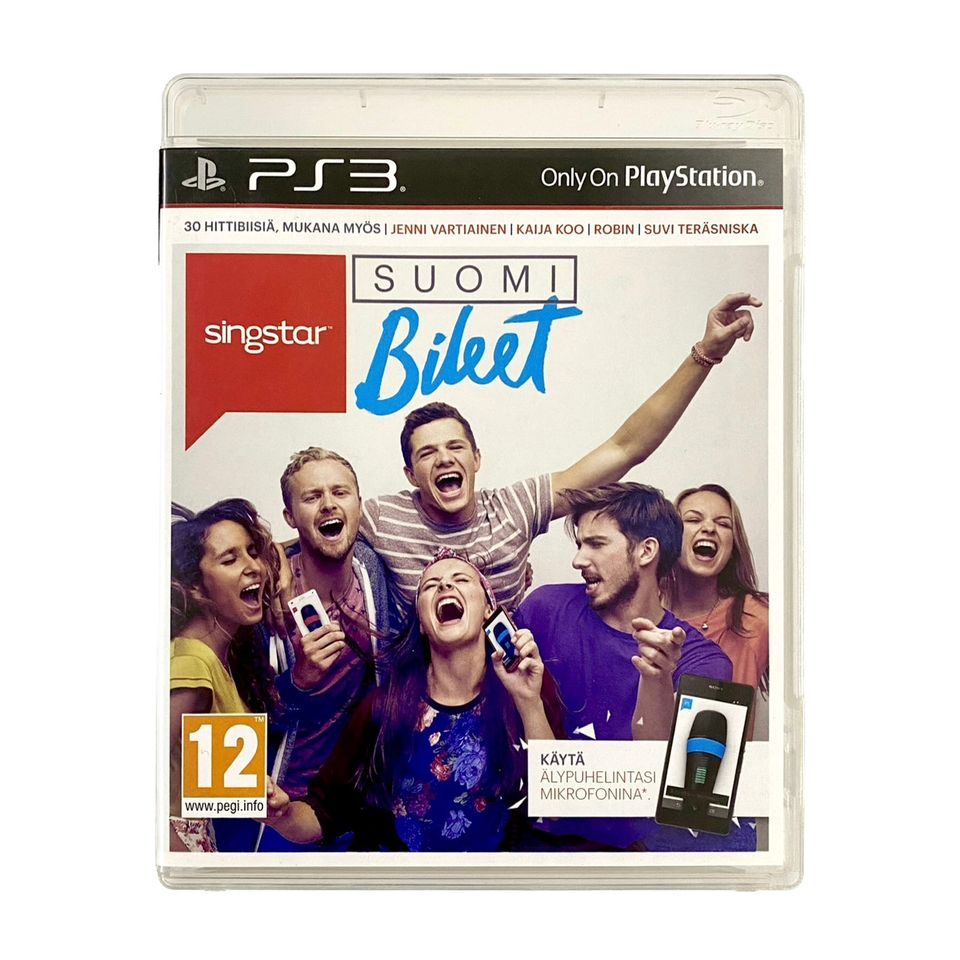 Singstar SuomiBileet - PS3 (+ löytyy muita Singstareja