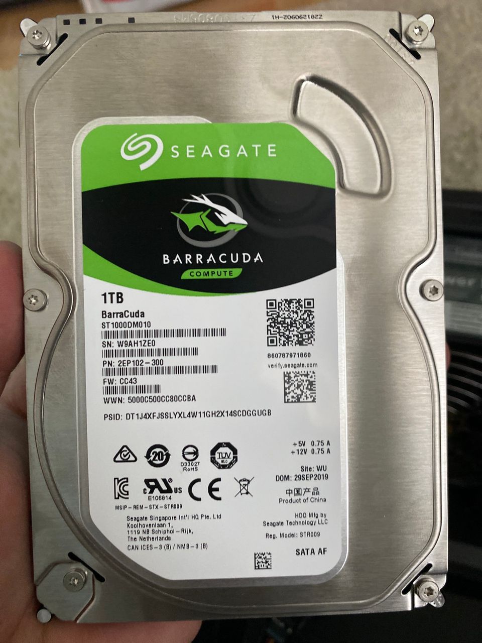 Barracuda 1TB HDD