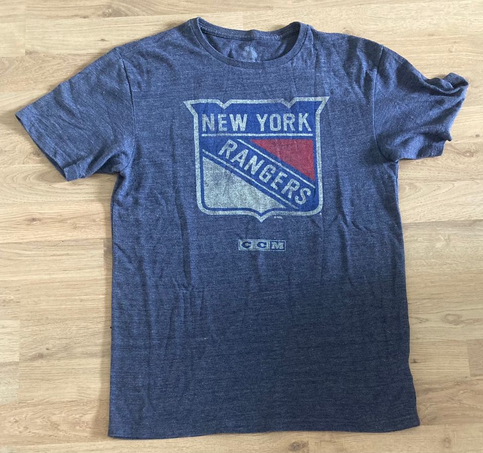CCM New York Rangers T-paita retro S